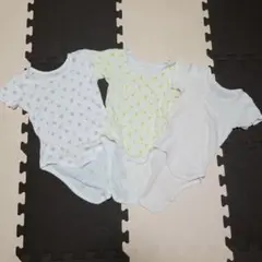 美品　西松屋　ベビー肌着90　3枚セット
