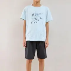 ユニクロ UT ポケモン グレイシア Tシャツ150cm 水色 キッズ綿100%のサムネイル