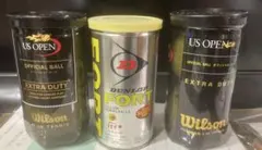 US OPEN & DUNLOP FORT テニスボール3セット