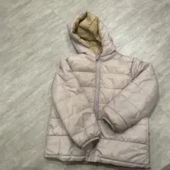 デビロック リバーシブル ファイバーダウン ピンク ベージュ 130ジャケット