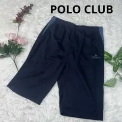 POLO CLUB ポロクラブ　ハーフパンツ　ネイビー　ジャージ　L