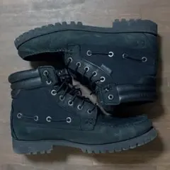 海外限定 Timberland 7EYE ブーツ ブラックスエード 28cm