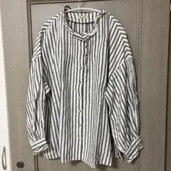 美品】近年DANTON(ダントン) ふんわり軽やかなスモックシャツ 半袖 