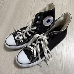 コンバース　ALL STAR ￼ハイカット　ブラック　黒　23.5cm