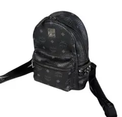 MCM スタッズ バックパック ブラック