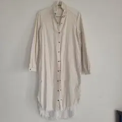 ZARA 長袖シャツワンピース Sサイズ