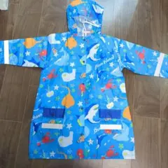 ベビーレインコート 海洋生物デザイン 110cm〜125cm用