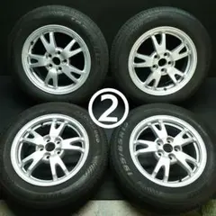 ④ トヨタ純正アルミ 夏 195/65R15 30系 プリウス ウィッシュ - メルカリ