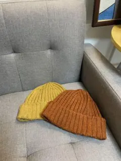 UNIQLO リブ編みニット帽 セット ユニセックス ビーニー ニット帽