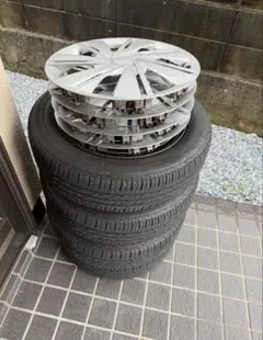 【引き取り限定】ダイハツ　ミライース　14インチ　純正ホイール4本セットのサムネイル