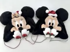 《新品タグ付き》ディズニークリスマス ファンキャップ ミッキー ミニー