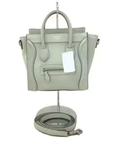 【美品】セリーヌ ラゲージナノ ミントグリーン