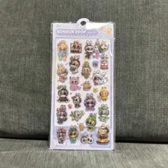 ラブブ ボンボンドロップシール LABUBU 3Dシール 立体シール