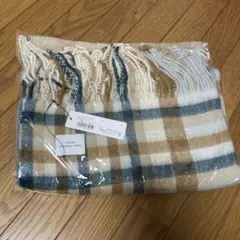 未使用^_^ドアーズ★ウールチェックストール