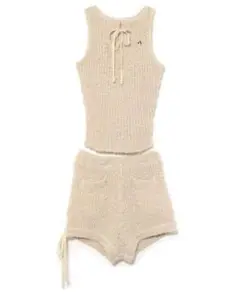 andmary Meow ribbon set up / beige