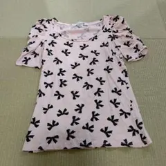 Forever 21 リボン柄 半袖Tシャツ S