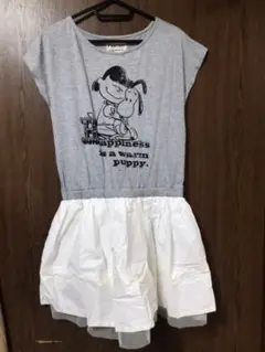 ロペピクニック ドッキングワンピース スヌーピー