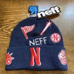 BA368 neff SRORTMANSHIP BEANIE ネイビー 新品