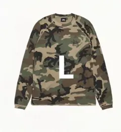 L STUSSY BASIC STUSSY THERMAL カモ 迷彩