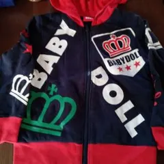 BABY DOLL ジップアップパーカー 110cm