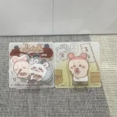 ちいかわ　アクリルシーンクリップ　ビスケット　モモンガ　カニちゃん