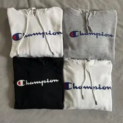 【人気ブランド】Champion パーカー 4着セット まとめ売り メンズ 古着