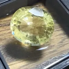 大粒16.5ct天然シトリン ルース オーバル系 ファセットカット 黄水晶
