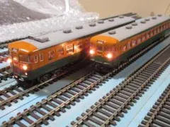 急行形 165系先頭制御車 ２両セット HOゲージ (金属製・カツミ製）のサムネイル