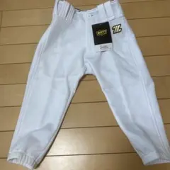 ZETT ホワイト 野球パンツ 120
