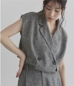 [ECLAM] サマーツイードショートジャケット