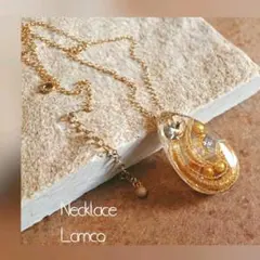 k14gf チェーン ドロップ スワロ パール レース レジン ネックレス