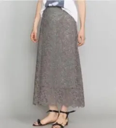 ビューティーアンドユース　ユナイテッドアローズ　レースロングスカート