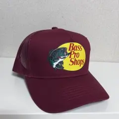90s USA製 Bass Pro Shops メッシュキャップ レッド 赤 - メルカリ