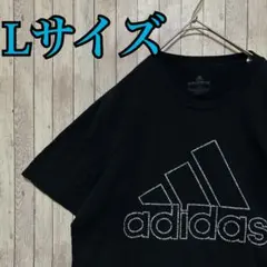 古着　プリントTシャツ　adidas アディダス　スポーツ　運動着　size L
