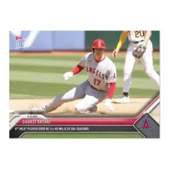 大谷翔平　MLB Topps now 40本塁打＆20盗塁到達