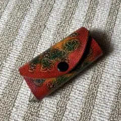 革製キーケース　ハンドメイド