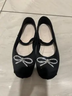 ZARA ブラック フォーマルシューズ 30 日本サイズ19センチ