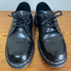 Dr. Martens 黒 ローファー　27cm白ステッチ