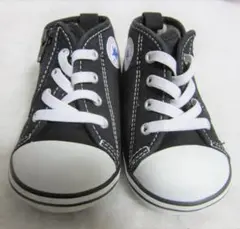 コンバース オールスター　黒ジップ付　13.5㎝　ベビーシューズ　ok2112C