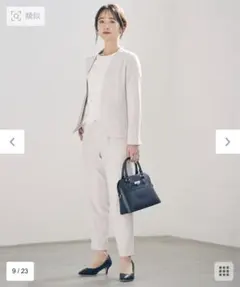 any sis 新品未使用　セレモニーダブルクロス テーパードパンツ