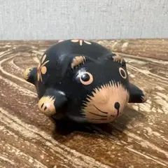 バルーン黒猫さん 猫の木彫り人形 バリ雑貨 バリ島 アジアン雑貨 バリ蛙 手作り