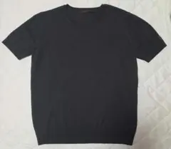 マドモアゼルノンノンパパス ニットTシャツ半袖カットソー 毛100%のサムネイル