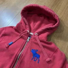 A&F アバクロ パーカー レッド 赤 サイズS