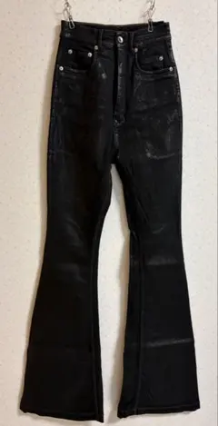 RICK OWENS DRKSHDW ブラックBolan ブーツカット ジーンズのサムネイル