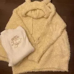 ジェラピケ　ポケモンスリープ ピカチュウ　もこもこルームウェア　上下セット