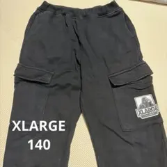 XLARGE 黒 ロングパンツ ゴリラロゴ