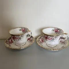 ROYAL ALBERT ロイヤルアルバート カップ&ソーサー2 客セット