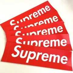 Supreme ステッカー 5枚 シュプリーム ボックスロゴ ステッカー シール
