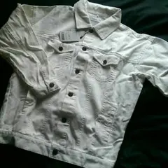 WEGO ホワイトデニムジャケット