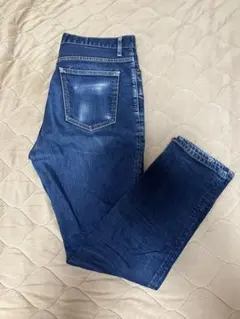 SHIPS JET BLUE ダークブルー デニム Lサイズストレッチ